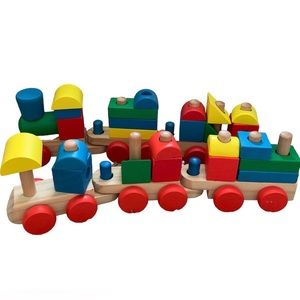 Wooden Train Set